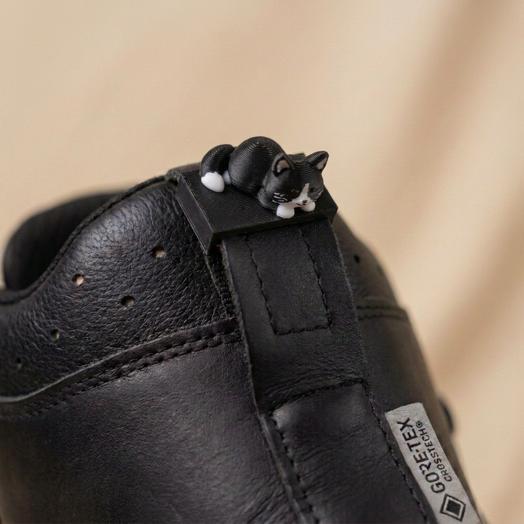 Stiefling Katze – Schuhclip am Einsatzstiefel