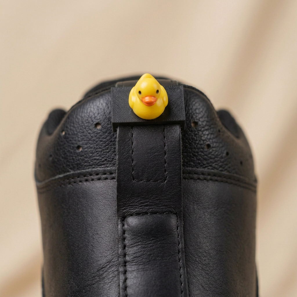 Stiefling Ente – Schuhclip am Einsatzstiefel