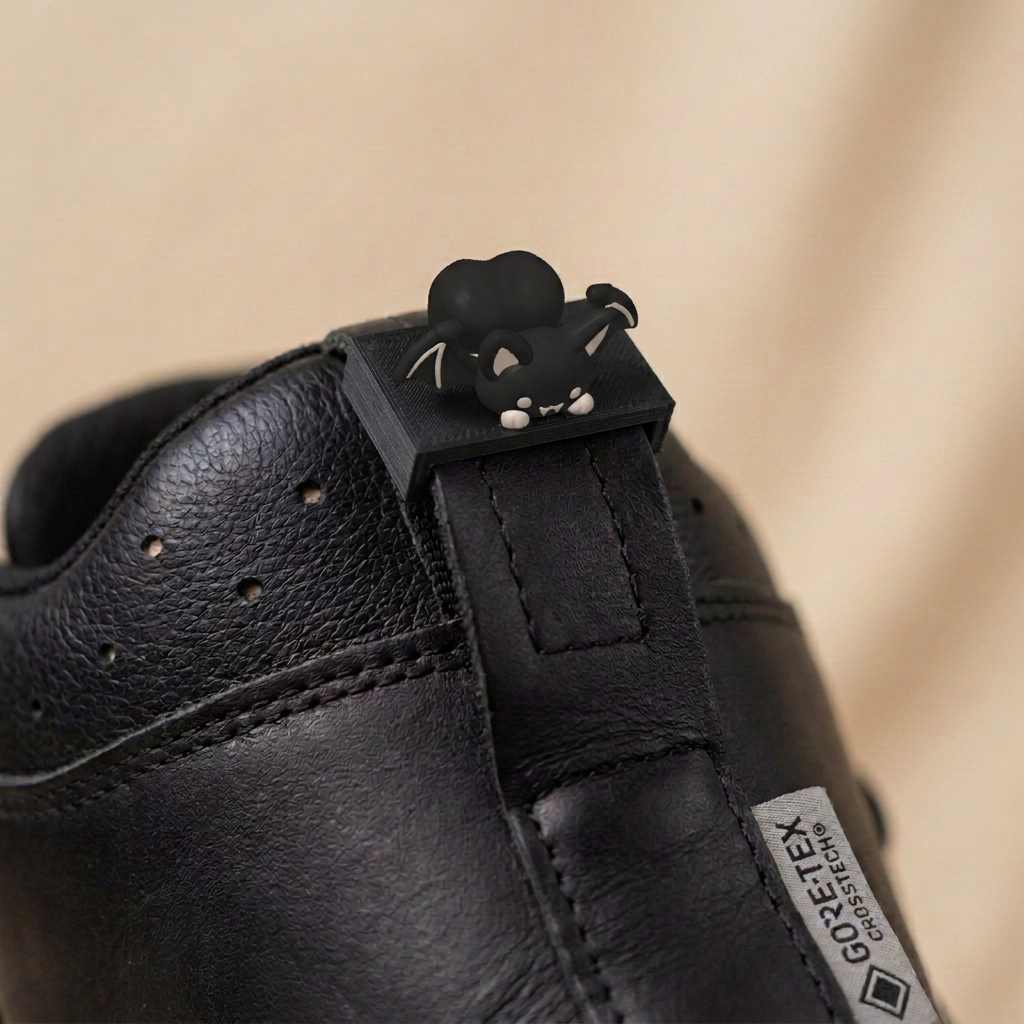 Stiefling Fledermaus – Schuhclip am Einsatzstiefel